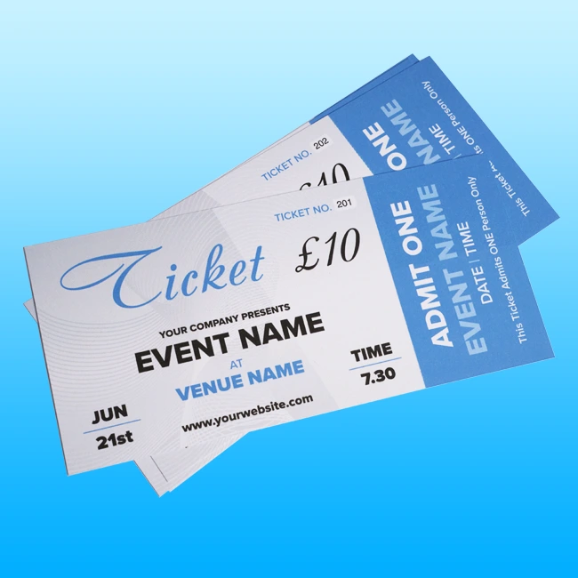 Ticket Printing Aylesbury
