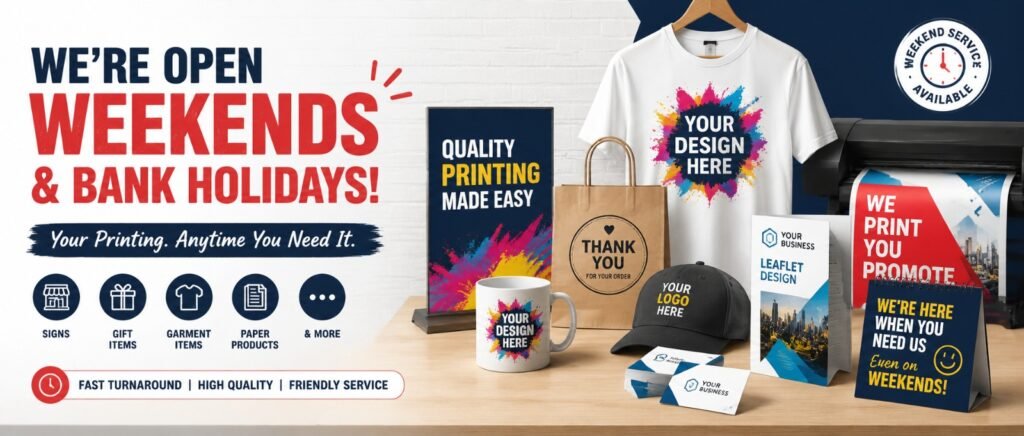 Weekend Printing Service Aylesbury